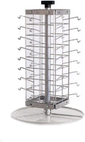 Sunglasses Display Stand - 32 Pairs Metal Eye-wear Rack Rotating Display