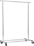 Collapsible/Folding Rolling Clothing/ Garment Rack Salesman's Rack