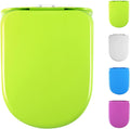 Toilet Seat One Colorful Soft Close Toilet Seat with Quick Release Bathroom Oval New Slow Close(Green)
