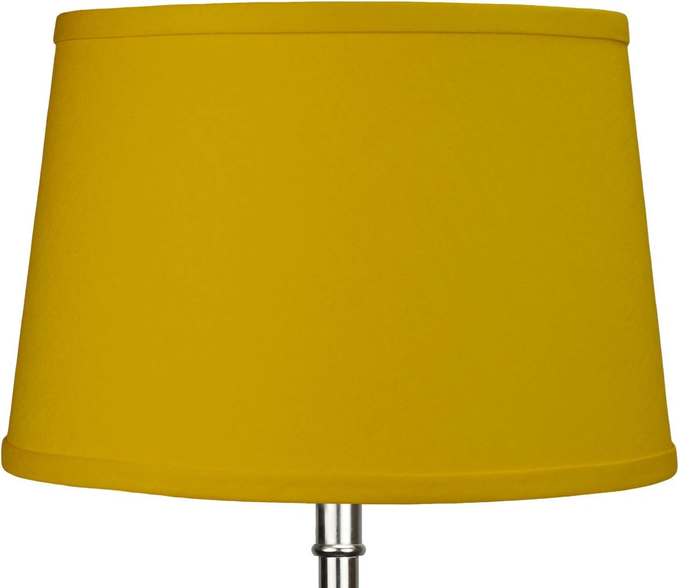 FenchelShades.com Set of 2 Lampshades 10' Top Diameter x 12' Bottom Diameter x 8' Slant Height with Washer (Spider) Attachment. (Linen Yellow Spice)