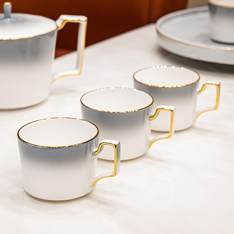 Beverage Serveware 8-piece coffee set, kettle and cup combination, multifunctional household tea set, suitable for any occasion Water Carafe