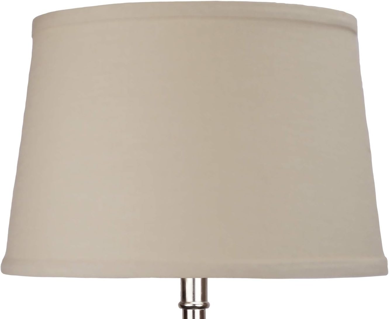 FenchelShades.com Set of 2 Lampshades 10' Top Diameter x 12' Bottom Diameter x 8' Slant Height with Washer (Spider) Attachment. Attaches to Lamps with an existing Harp (not included) (Natural)