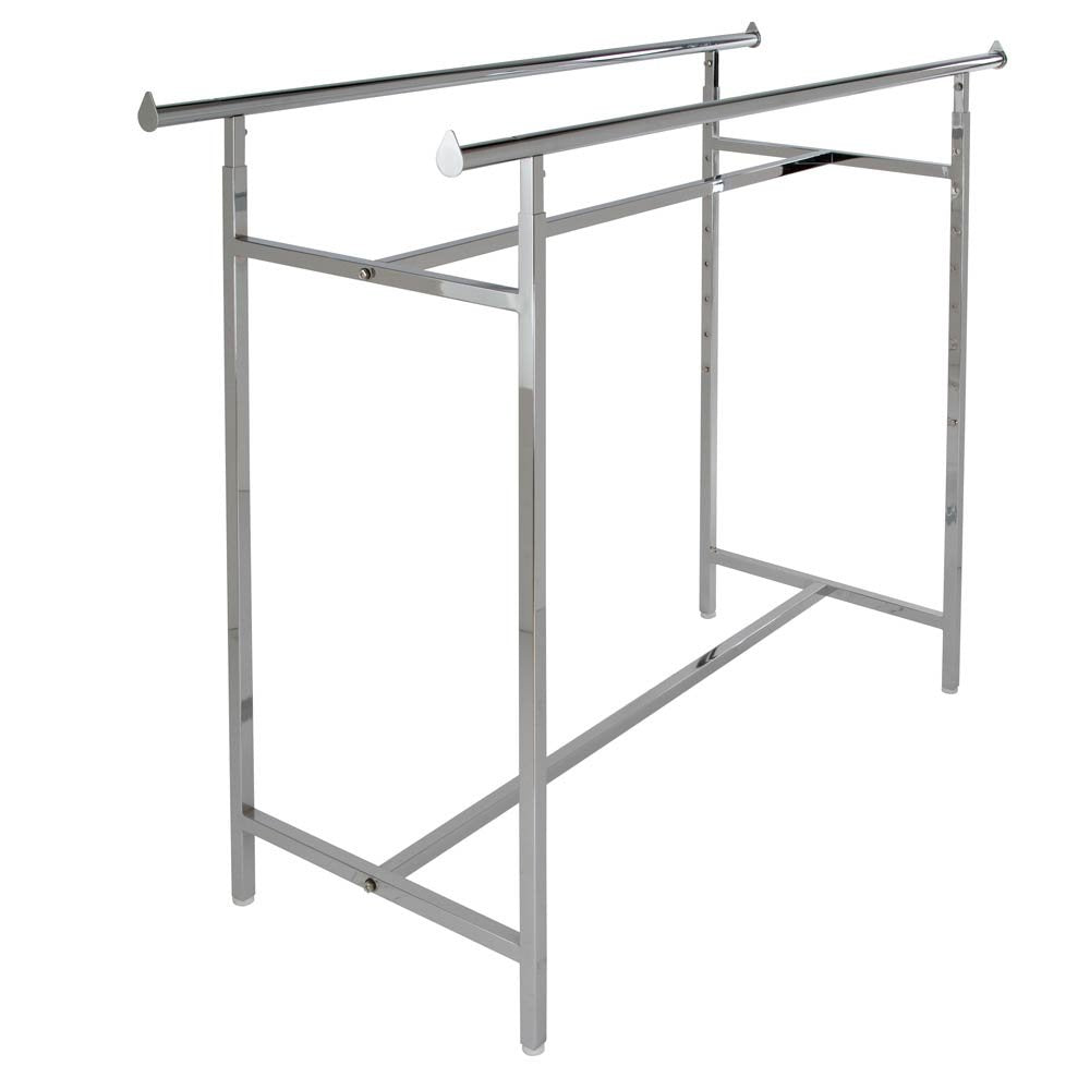 Adjustable Double Bar Clothing Rack