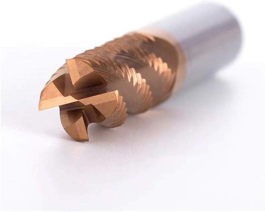 Boring Bar Lathe Tool Rough Skin Milling Cutter 4mm 6mm 10mm 12mm 14mm 20mm 4slot Lengthened Tungsten Steel Alloy Milling Cutter Thread Milling Cutter (Cutting Edge Diameter : D16x100L)