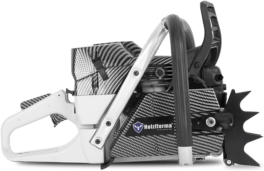Farmertec Holzfforma 71cc G372 PRO Chainsaw Power Head With Wrap Around Handle Bar Italy Tech Nikasil Cylinder Meteor Piston Double Bumper Strips