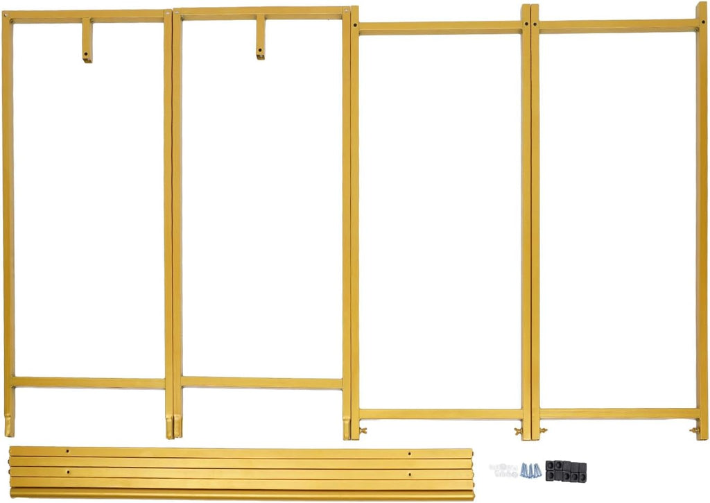 Gold Clothes Rack Heavy Duty Metal Clothing Racks Freestanding Wardrobe Garment Hanger for Hanging Clothes Bedroom Closet Clothes Retail Display Clothing Store