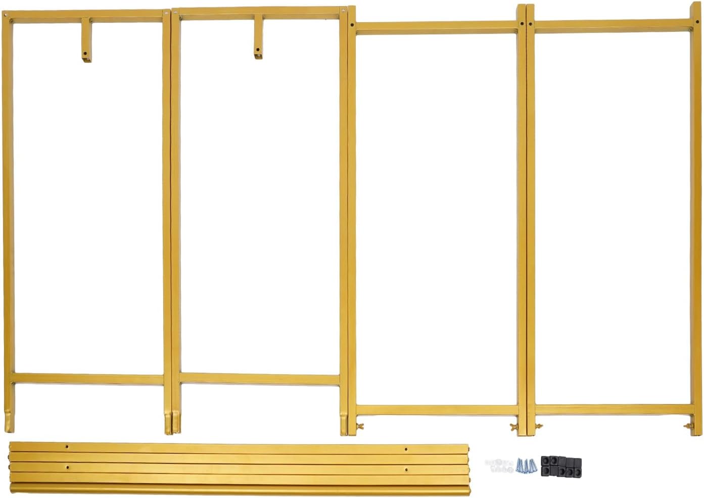 Gold Clothes Rack Heavy Duty Metal Clothing Racks Freestanding Wardrobe Garment Hanger for Hanging Clothes Bedroom Closet Clothes Retail Display Clothing Store