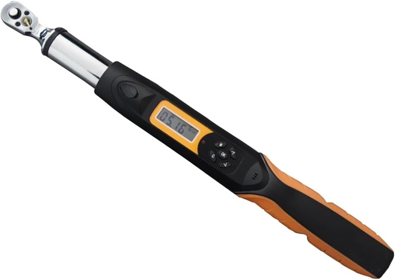 Digital Torque Wrench, AWG2-030R 1/4 Inch Digital Torque Wrench 30Nm Bidirectional Ratchet Head 36 Teeth ±2% Electronic Torque Tool,Electronic