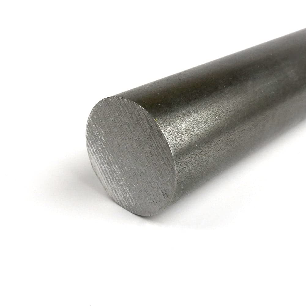 1018 Carbon Steel Round Bar, Unpolished (Mill) Finish, Cold Finish, ASTM A108, 2.25' Diameter, 24' Length, OnlineMetals
