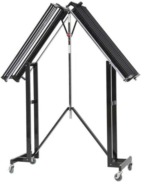 VERSARE Portable Folding Coat Rack – Hanging Garment Storage, Locking Caster Wheels, Lightweight Rolling Wardrobe Organizer