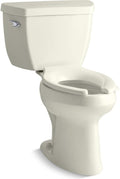 Kohler 3493-96 Highline Classic Comfort Height two-piece elongated chair height 1.6 gpf toilet, Biscuit