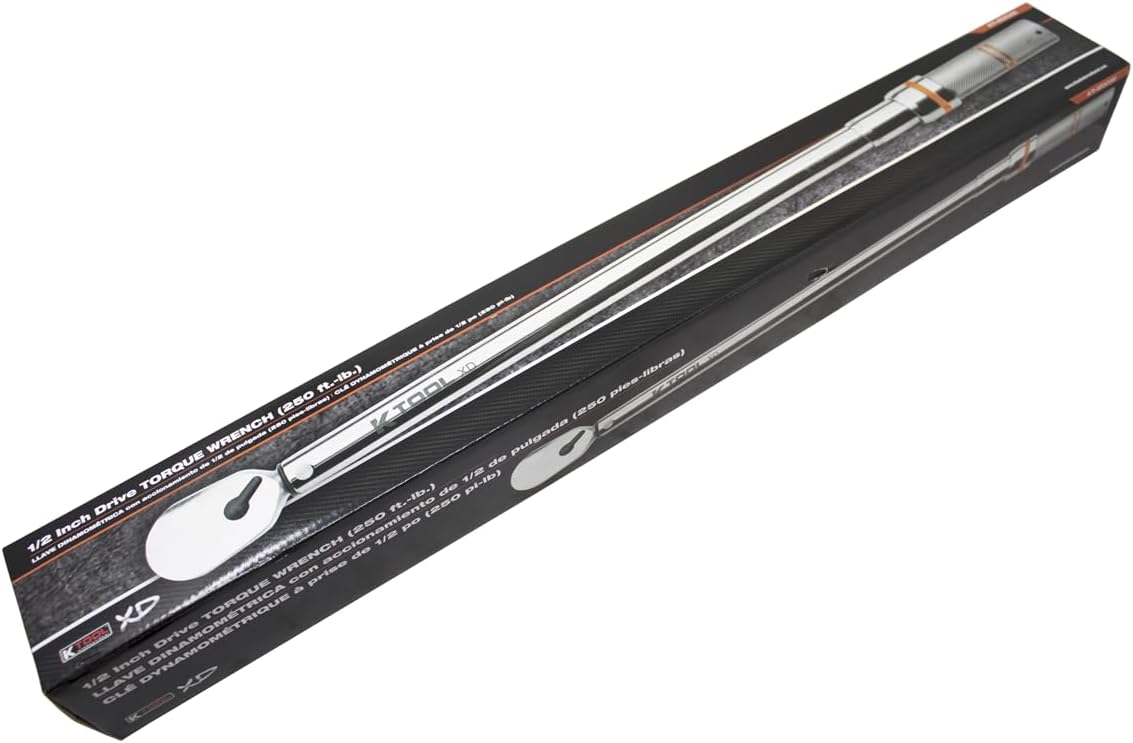 K Tool International Torque Wrench 1/2 Inch Drive 250 Foot/Pounds