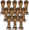 Express Medals 12 Pack of 9 Inch Tall Cobra Football Trophy Awards Boys Girls Mens Women Youth Team Trophies Award Tournament Champion Winner Event Prize Gift CA224