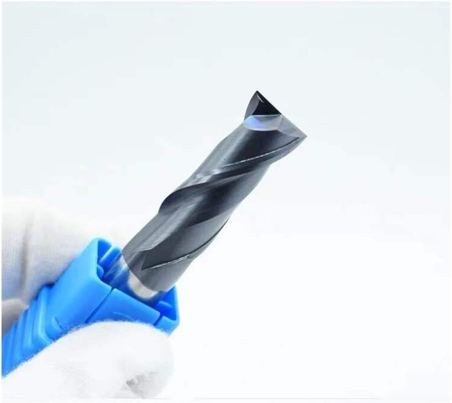 Boring Bar Lathe Tool Tungsten Carbide Carbide Milling Cutter 14mm 16mm 18mm 20mm 2 Slot Long Flat Head Cutter Cnc Cone Wood Metal Milling Cutter (Cutting Edge Diameter : D16x100mm)