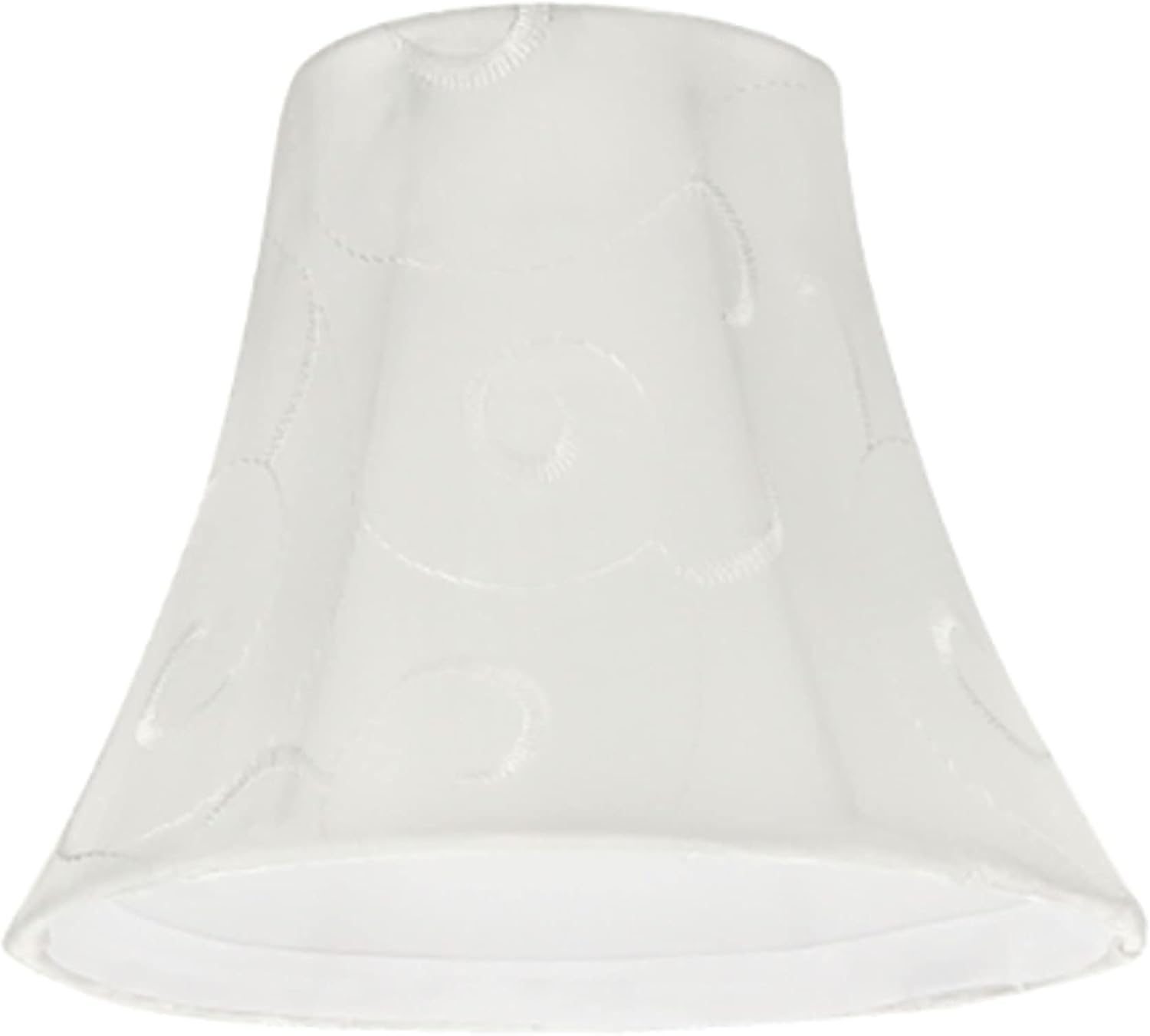 Aspen Creative 30057-9A, Bell Clip-On Chandelier Lamp Shade, Beige, 3' Top x 6' Bottom x 5' Slant Height, Set of 9