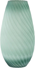 Flower Vase Spot Creative Green Glass vase Wholesale Lily Flower Arrangement Utensils Living Room hydroponic Home Decoration Ornaments Dry Flower Arrangement (Size : L)