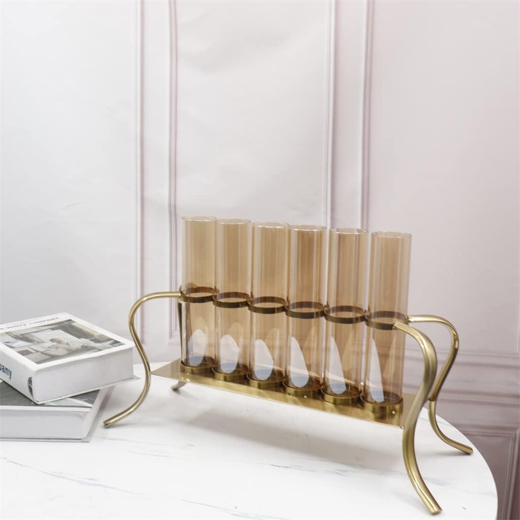 Glass vase Ornaments Transparent Living Room Home Dry Flower Arrangement TV Cabinet Decoration