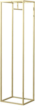 Creative Simple Clothes Retail Heavy Duty Metal Garment Racks,Clothing Store Hanger Storage Shelves,Commercial Wedding Dress Floor-Standing Display Rack (Gold, 71' H)