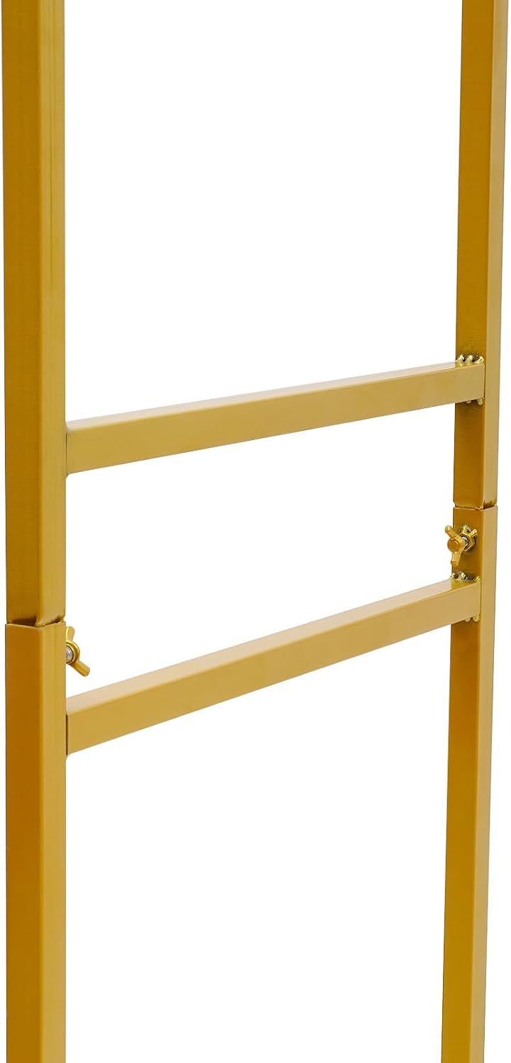 Gold Clothes Rack Heavy Duty Metal Clothing Racks Freestanding Wardrobe Garment Hanger for Hanging Clothes Bedroom Closet Clothes Retail Display Clothing Store