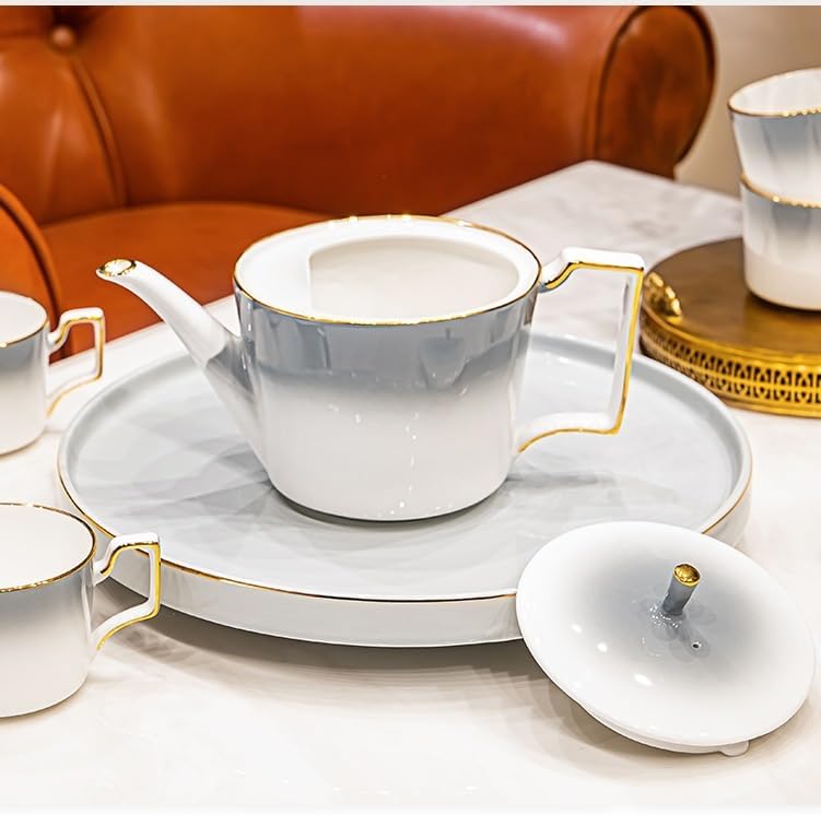 Beverage Serveware 8-piece coffee set, kettle and cup combination, multifunctional household tea set, suitable for any occasion Water Carafe