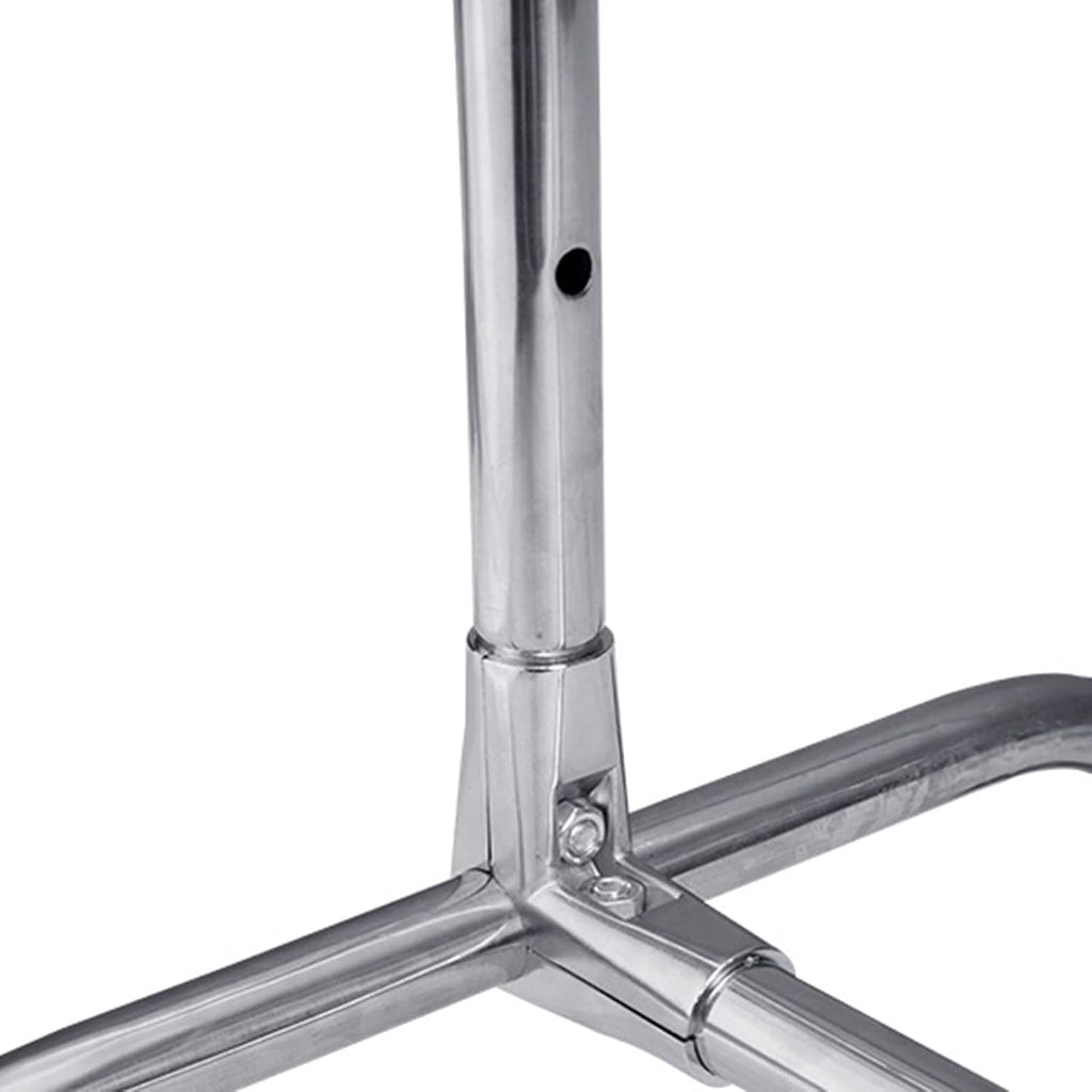 Metal Clothing Rack On Wheels, Rolling Garment Rack With Wheels, Garment Rack Rolling Clothes Rack Withhanging Rod For Bedroom, Hall, Clothes Store (C)