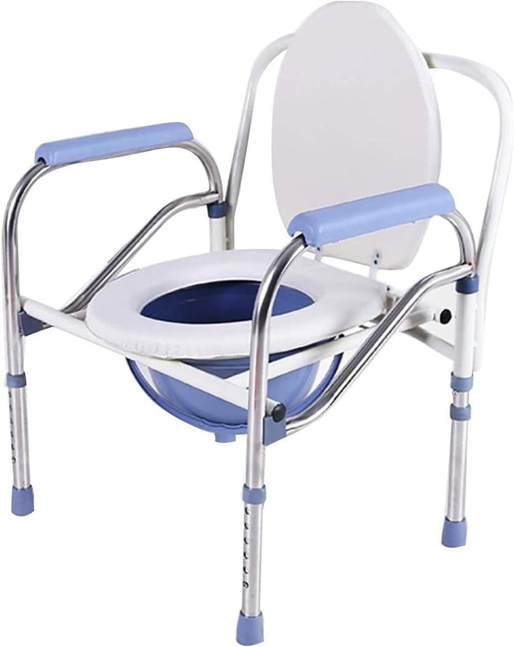 Dsiney Commode Toilet Chair Bedside Toilet Folding Bedside Commode,Can Be Used As Raised Toilet Seat Riser,Convenient Commode Chair - Perfect Home Use Potty Chair