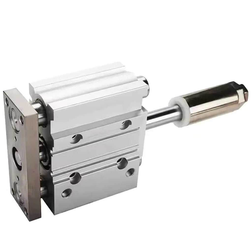 Pneumatic Cylinder Adjustable Stroke Type Three Bar Three-axis with Magnet MGPM12/16/20/25/32/40/50 Stroke 20-200mm(Stroke 20-20mm,Bore 25mm)