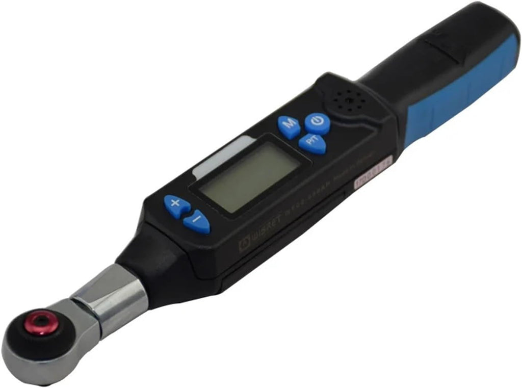 Digital Torque Wrench Adjustable Electronic Digital Torque Wrench Interchangeable 1.5-340nm Insert Toos Open Ring Ratchet Head 1/4 1/2 Torque Wrench(WTC2-030AN)