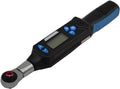 Digital Torque Wrench Adjustable Electronic Digital Torque Wrench Interchangeable 1.5-340nm Insert Toos Open Ring Ratchet Head 1/4 1/2 Torque Wrench(WTC2-030AN)