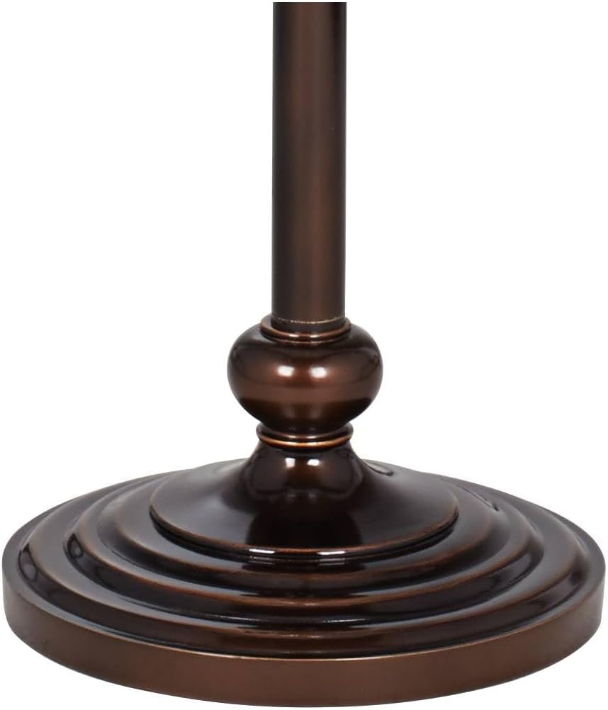 Regency Hill Brooke Traditional 60' Tall Standing Floor Lamps Set of 2 Lights Pull Chain Brown Metal Bronze Finish Living Room Bedroom House Reading Office Home Decor Entryway Dining Indoor Family