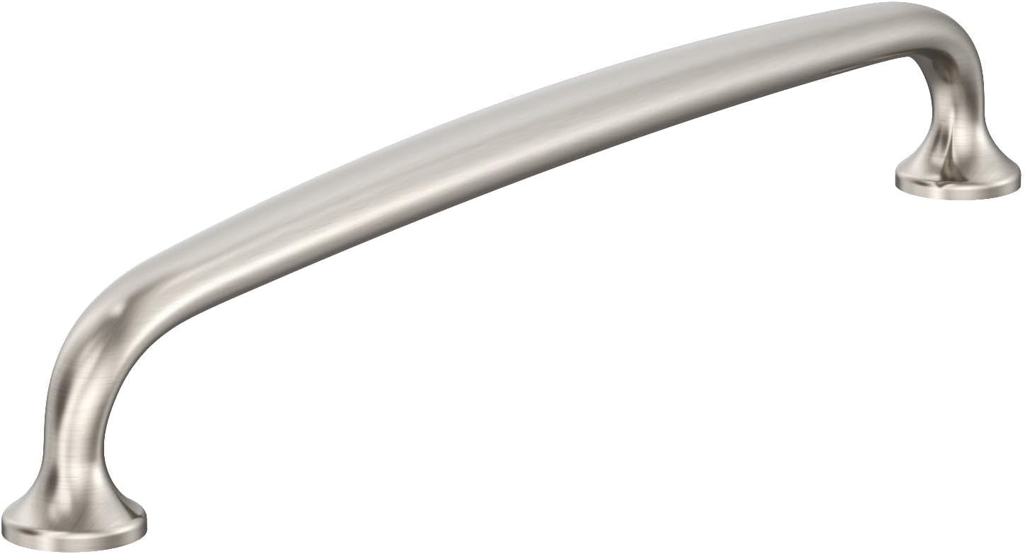 Amerock BP54055G10 | Satin Nickel Appliance Pull | 12 inch (305 mm) Center-to-Center Cabinet Handle | Renown | Furniture Hardware