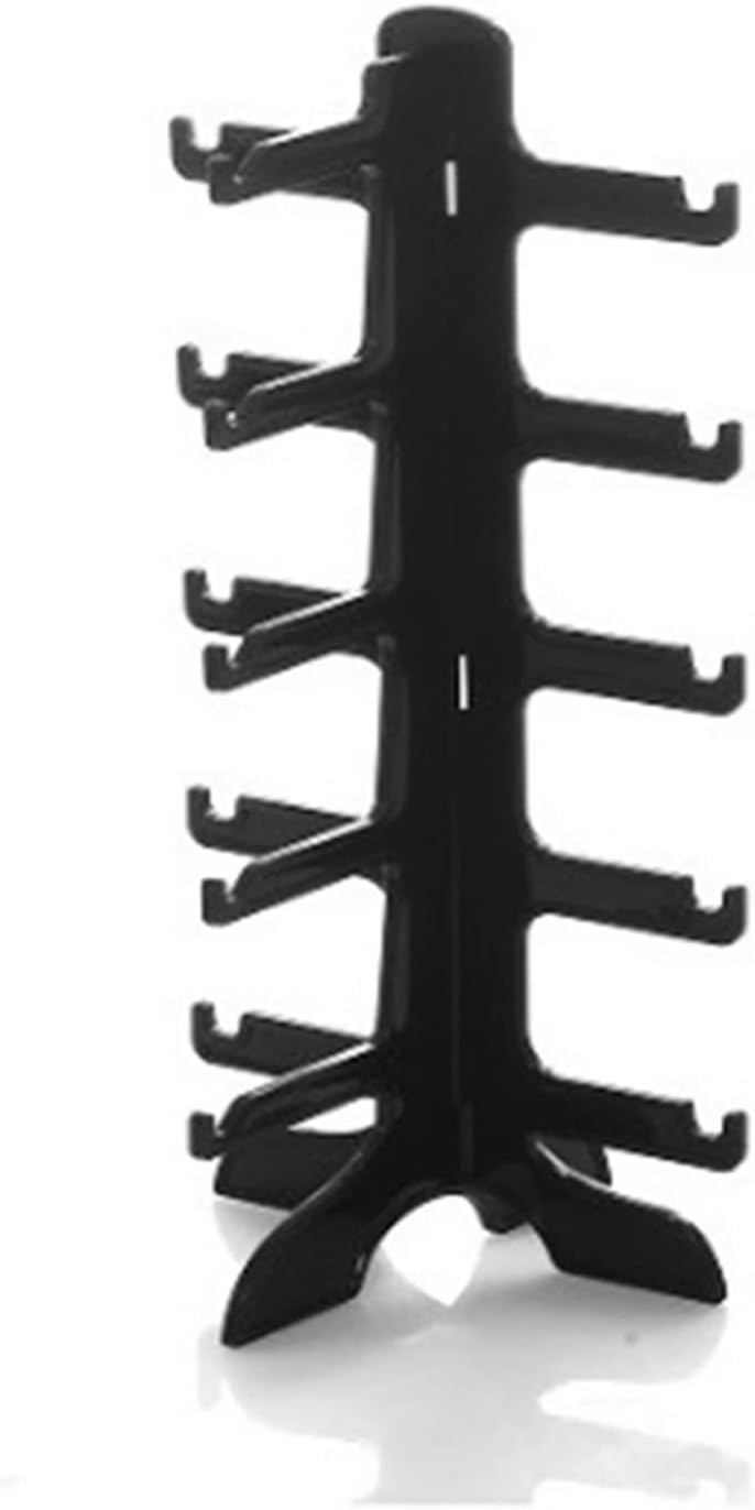 Eyewear Frames 3/4/5/6 Layers Sunglasses Eyeglasses Display Stands Glasses Shelf Holder Frame Jewelry Sunglasses Shelf Organizer Storage Rack Sunglasses Eyewear (Color : Black-6 Layers) (