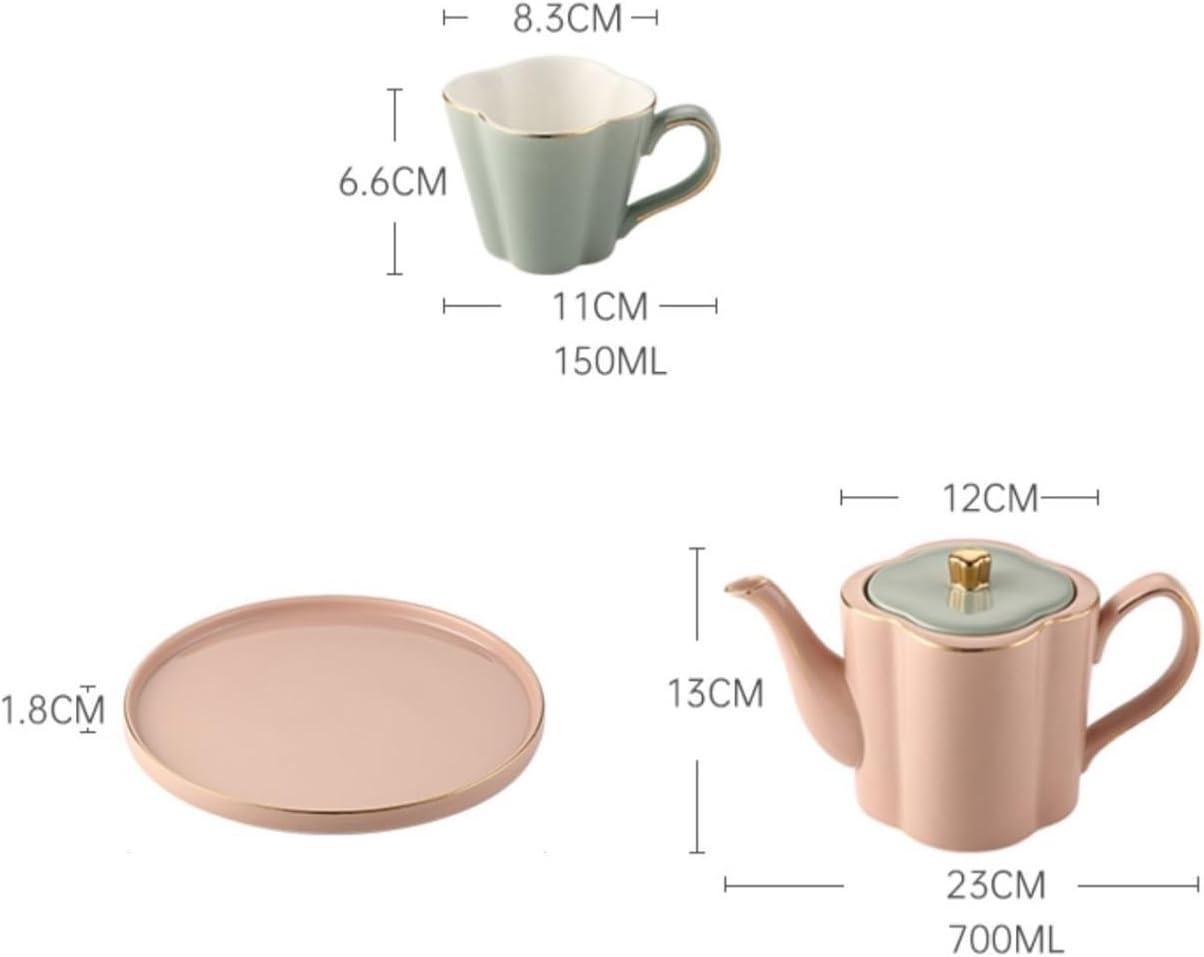 Beverage Serveware Tea cup kettle ceramic cup family set water cup water set tea set home living room Water Carafe