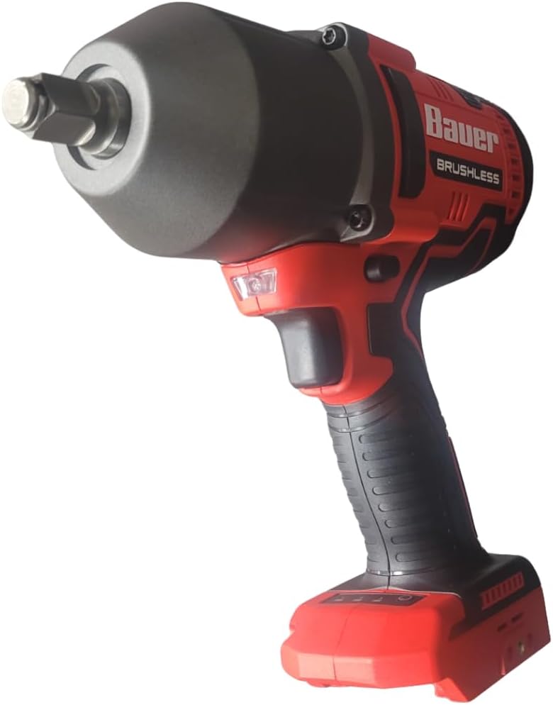20V Brushless Cordless 1/2 in. High-Torque Impact Wrench - Tool Only - Battery and Charger Sold Separately - Compatible with Bauer