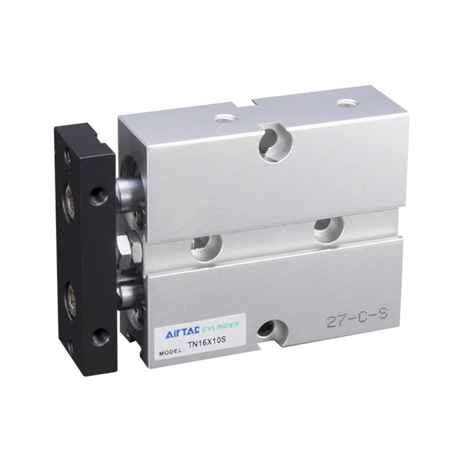 TN10/16/20/25/32/40X10SX20SX30SX40SX50SX60X70X75X80SX100S The TDA/TN Two-axis Double bar Cylinder Pneumatic(TN Bore 32MM,Stroke 20mm)