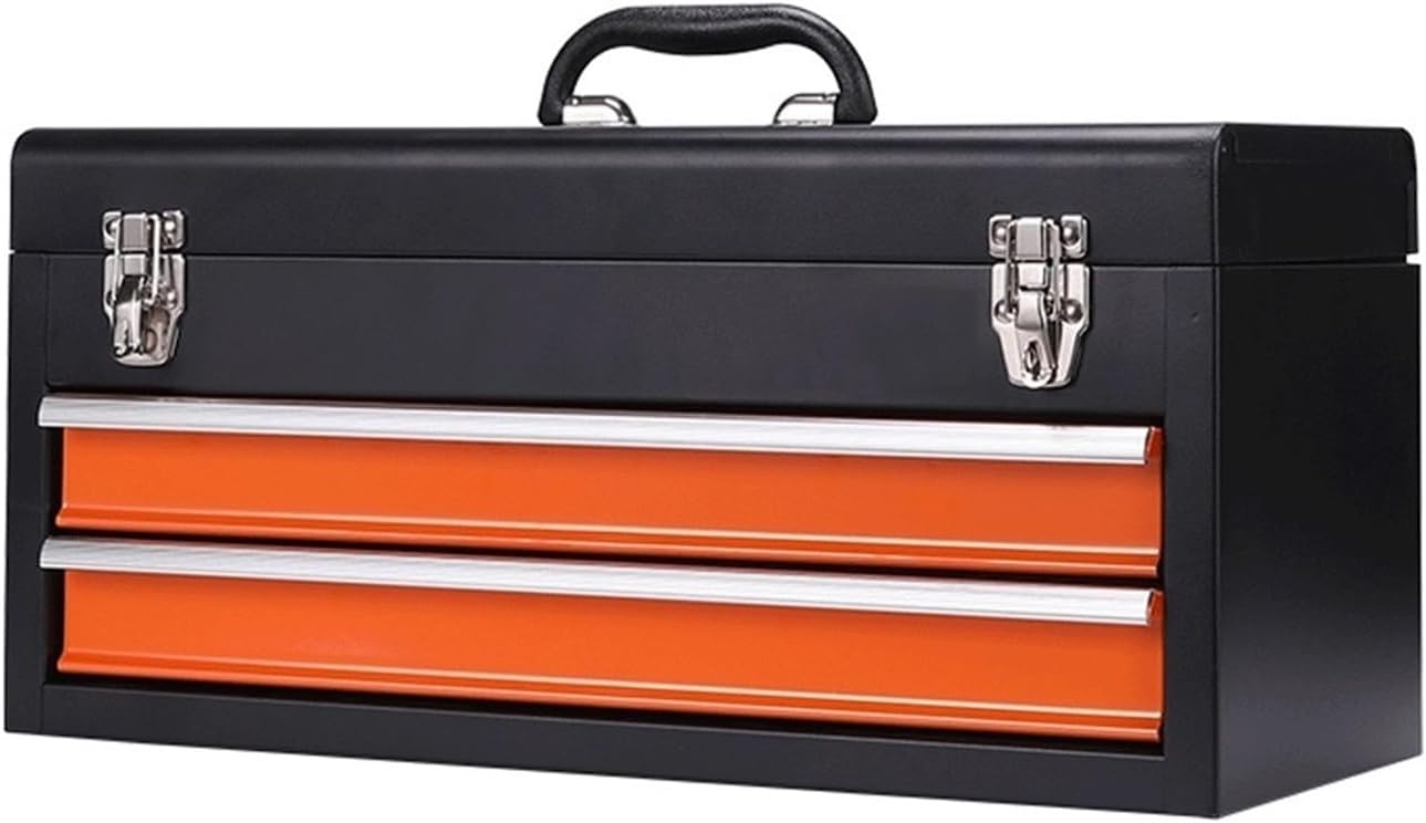 Storage Case Portable Drawer Tool Box Multipurpose Steel Toolbox/Chest Household Tools and Consumer Storage Metal Box for Tools Organization Organization(S)