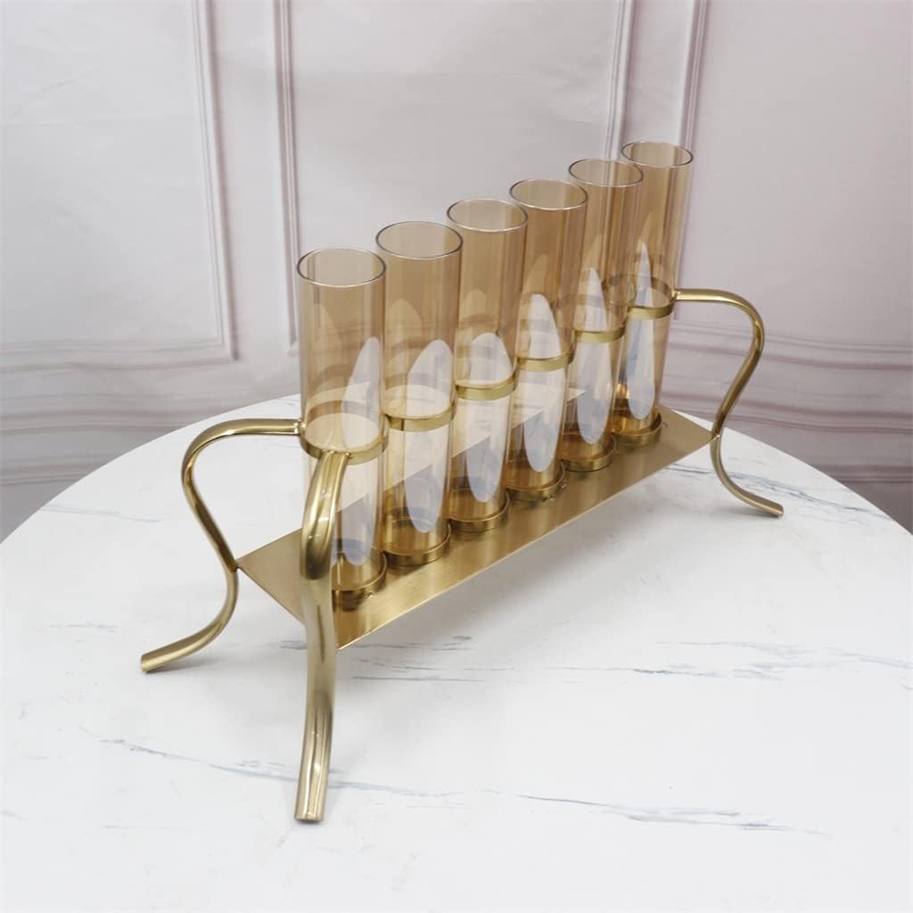 Glass vase Ornaments Transparent Living Room Home Dry Flower Arrangement TV Cabinet Decoration