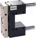 Pneumatic Cylinder Guide Bracket HSDAM Series 32/40/50/63 Three-axis Three Bar Fixed Frame Telescopic Rod Accessories(HSDAM Bore 40mm,Within Stroke150mm)