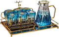 Beverage Serveware Glass Cold Water Kettle High-temperature Resistant Water Cup Kettle, Fruit Tea Pot Set Water Carafe