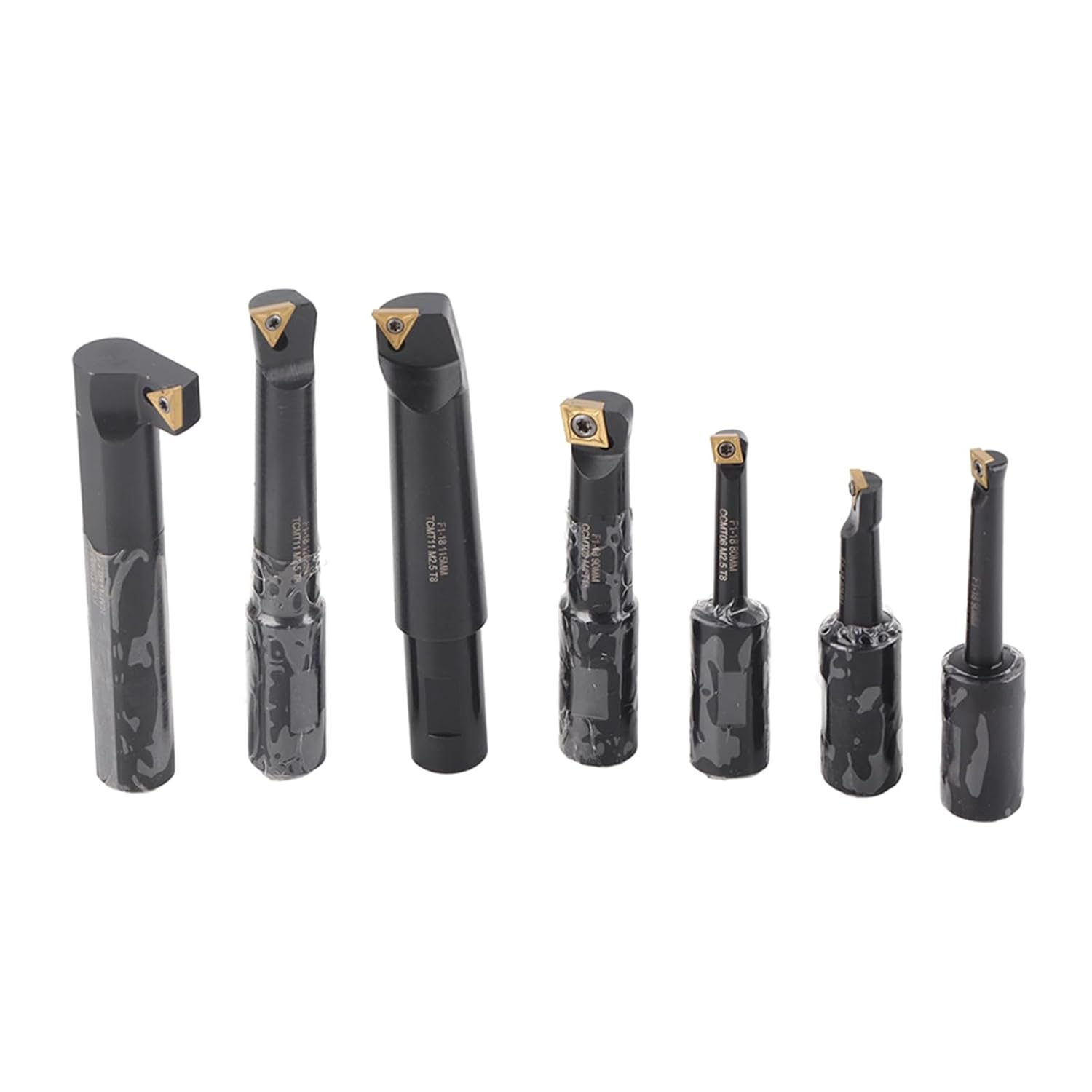 Duty 7 Piece Indexable Carbide Boring Set 18mm Round Shank Tools for CNC Lathe Turning Machining
