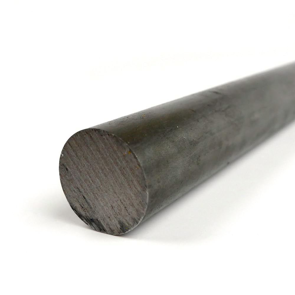 12L14 Steel Round Rod, Unpolished (Mill) Finish, Cold Drawn Temper, ASTM A108, 1.75' Diameter, 36' Length