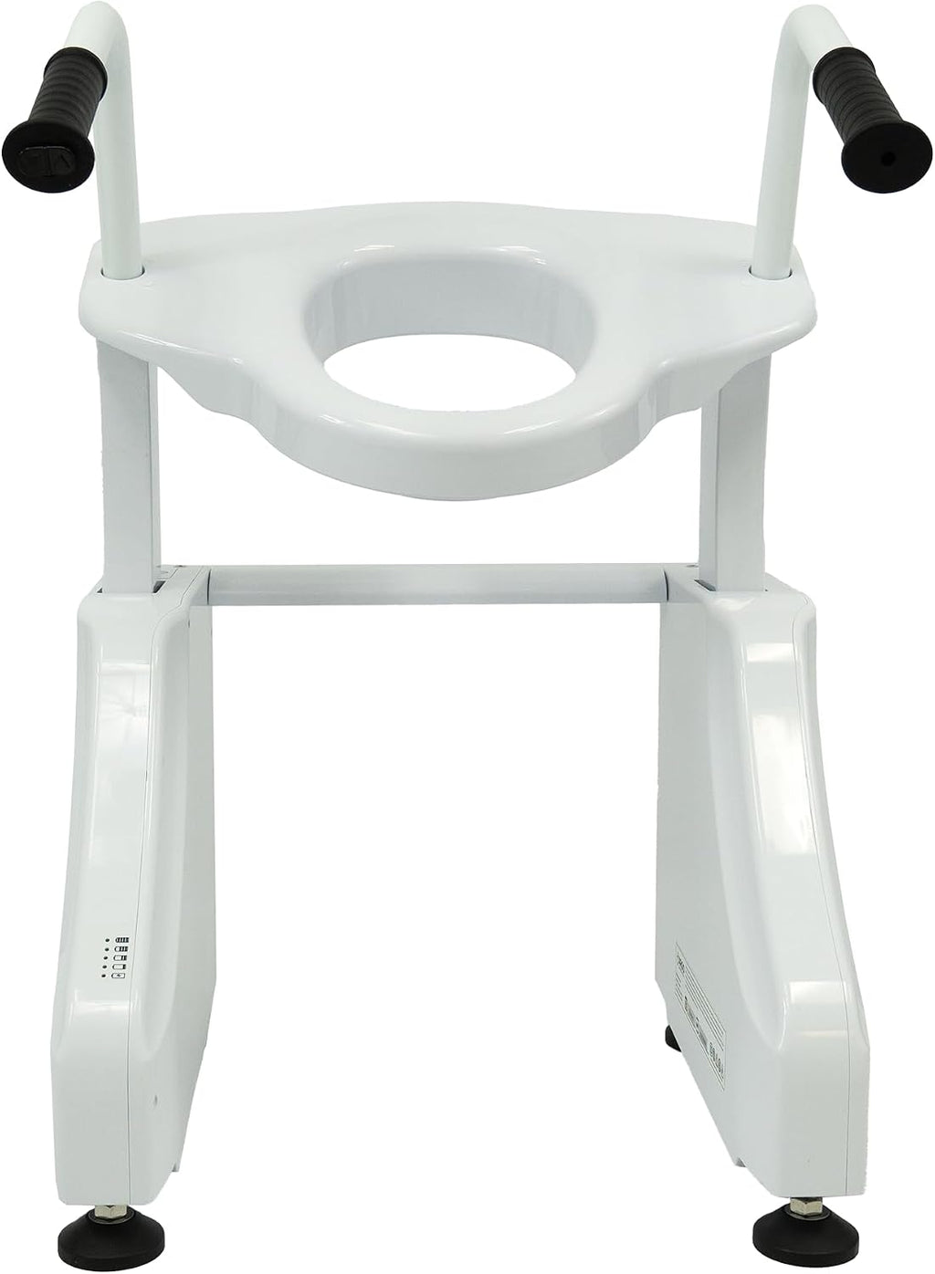 Argo Electric Toilet Lift, Quiet Elevated Toilet Seat Riser for Seniors in Bathroom. Powered Toilet Lift Assist up to 450 lbs, White, Plug-in or Battery Powered