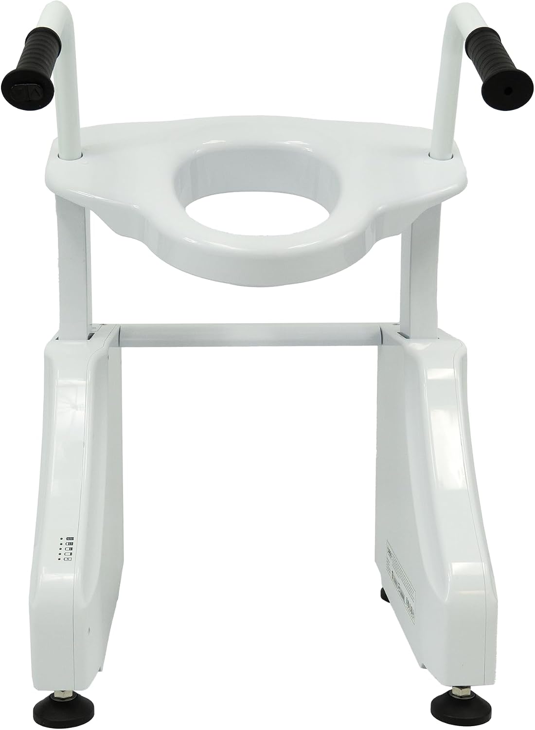 Argo Electric Toilet Lift, Quiet Elevated Toilet Seat Riser for Seniors in Bathroom. Powered Toilet Lift Assist up to 450 lbs, White, Plug-in or Battery Powered