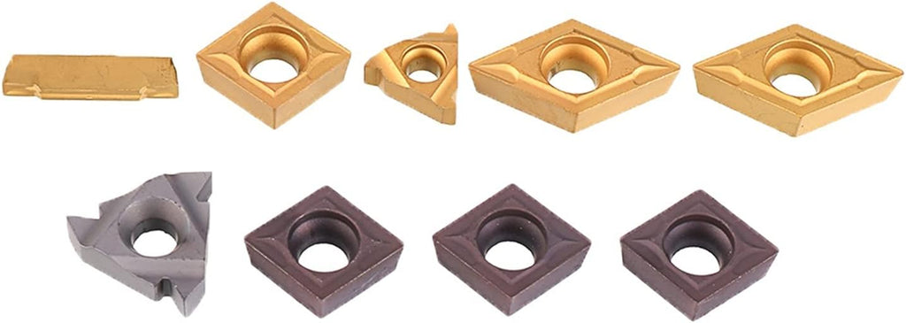 YFCDZVBH 9Pcs/Set Turning Tools Holder Set, 12mm Shank Lathe Boring Bar with Carbide Inserts