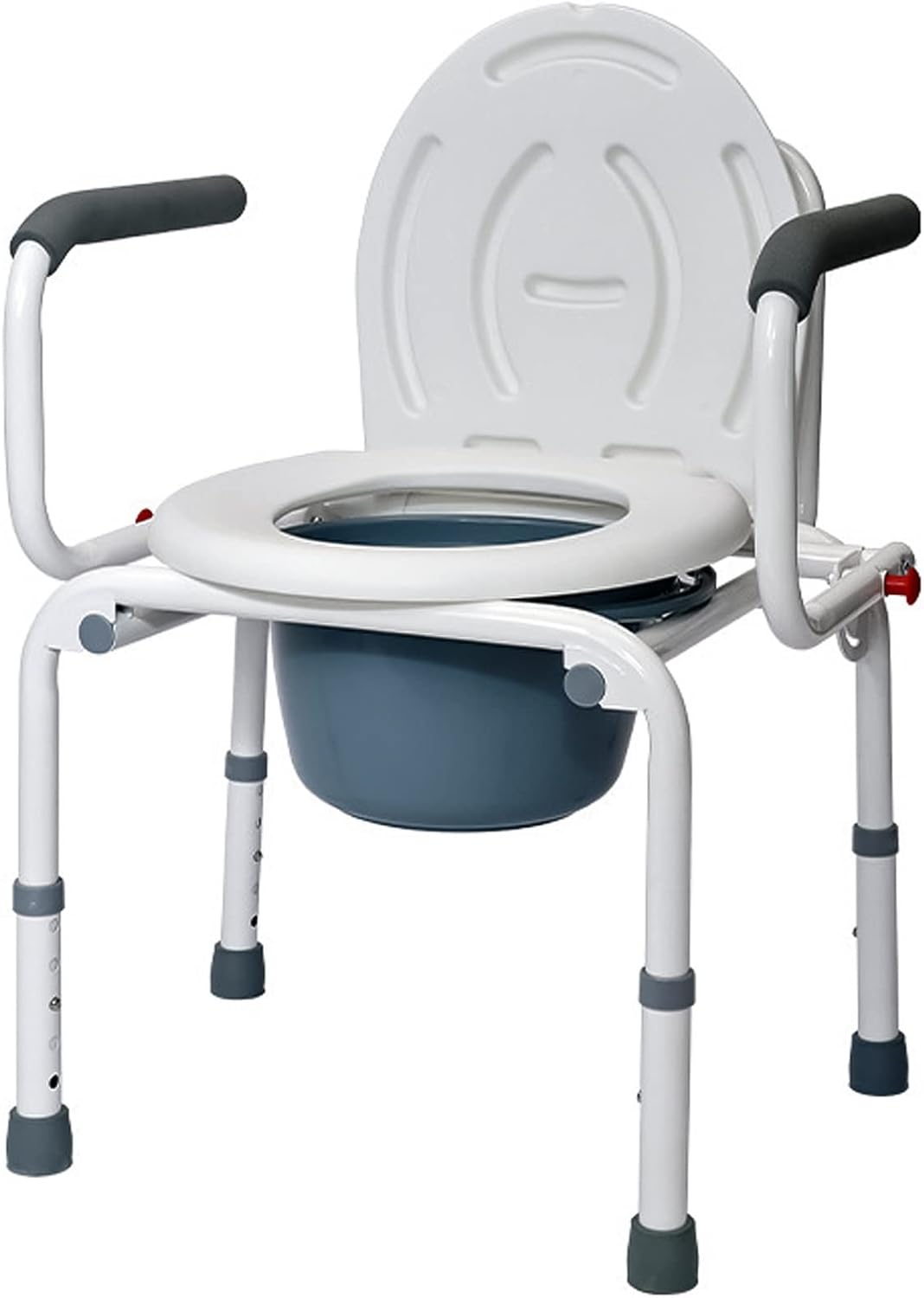 Handicap Shower Chair for Bathtub with Arms Bedside Commodes for Seniors 4 in-1 Raised Toilet Seat Riser and Frame Accessibility for Pregnancy, Post Surgery
