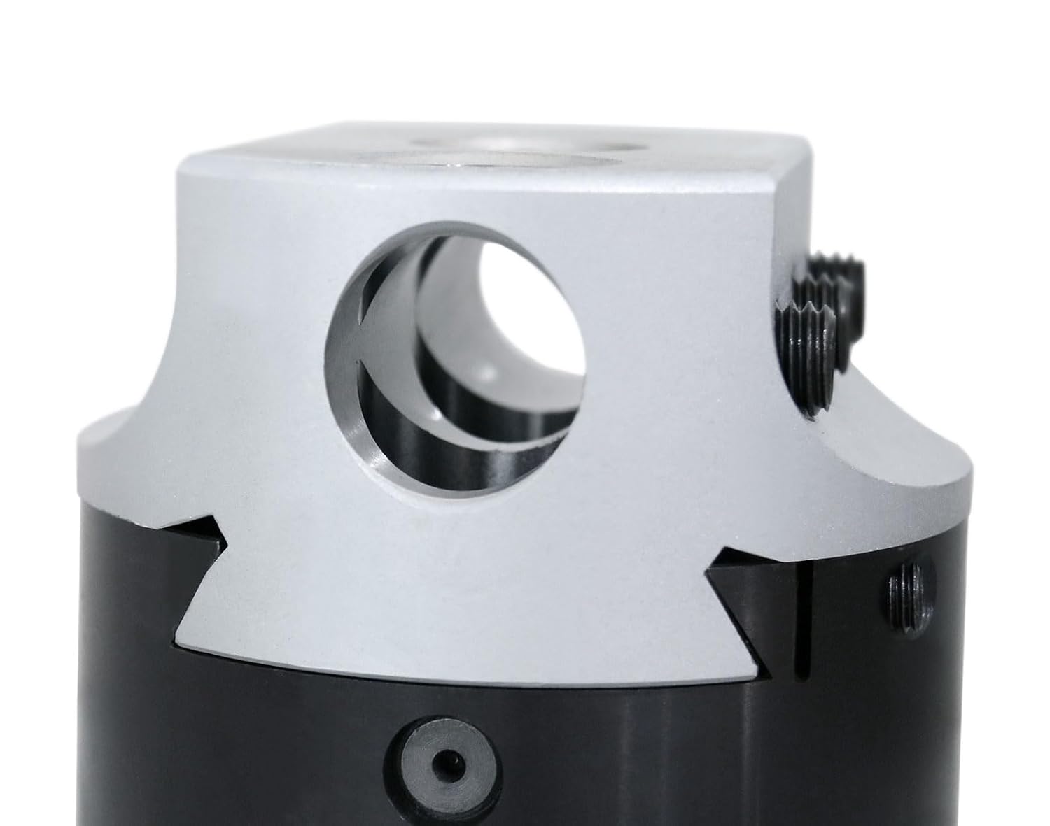Accusize Industrial Tools Boring Head Hole Size Off Thread, 4 in, 0350-0004 | 1 in Boring Bar Hole, 1 in Offset, 1-1/2-18 Thread Mount, 3-43/64 in Overall Length