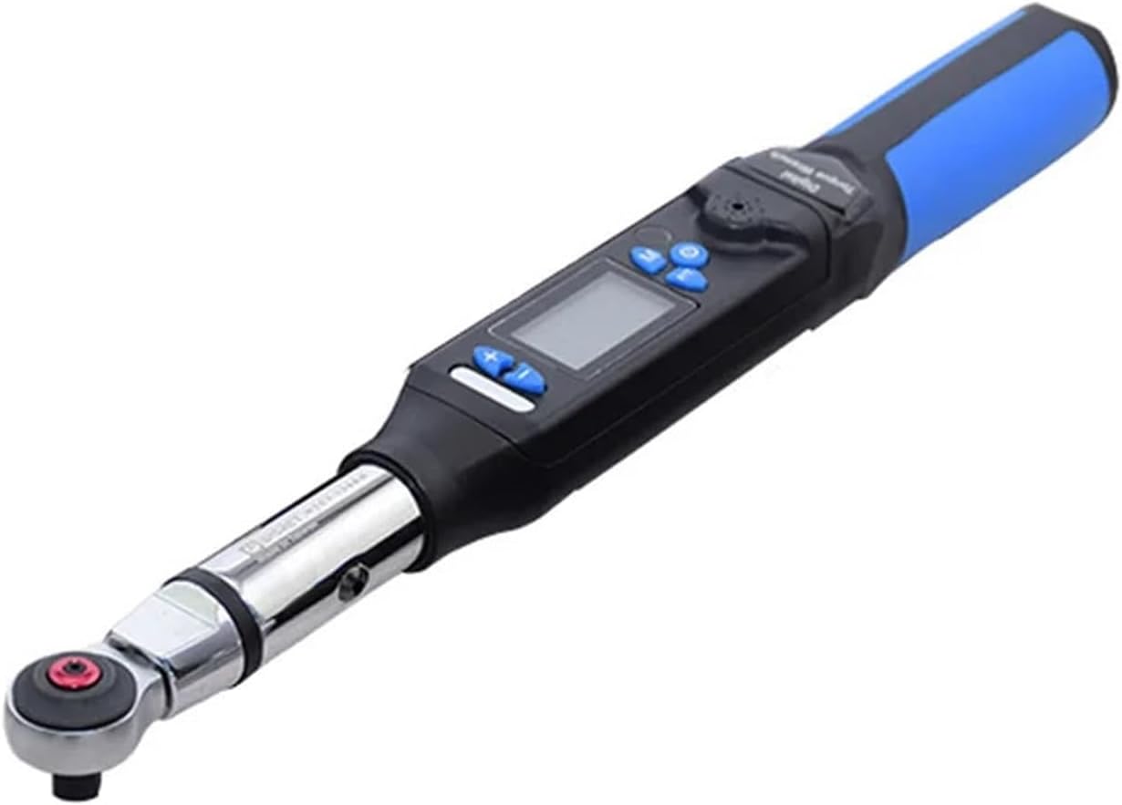 Digital Torque Wrench Adjustable Electronic Digital Torque Wrench Interchangeable 1.5-340nm Insert Toos Open Ring Ratchet Head 1/4 1/2 Torque Wrench(WTC3-100AN)