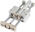 1pcs Three-axis Three Bar Pneumatic Cylinder with Guide Rod Bore 20/25/32/40/50/63 Long Stroke 75 100 150 200 300-1000mm(150mm,Bore 32)