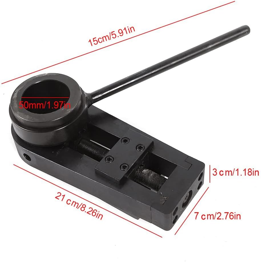 50mm Boring Facing Head Boring Cylinder Machine Acessory Automatic Feed End Milling Machine for Portable Line Boring Machine Bar Accessories ToolBlack,1