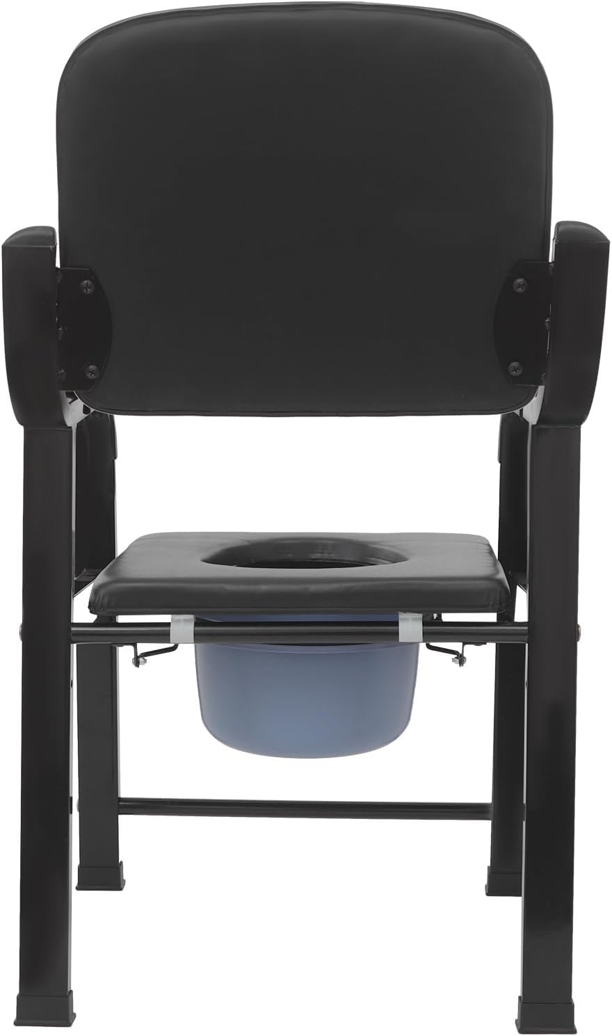 LOYALHEARTDY Bariatric Commode Chair 550lbs | Extra Wide 18' Seat Commode Toilet， Toilet Seat Riser Height Adjustable (15.75'-17.32') ，Bariatric Commode for Elderly, Post-Surgery, Shower Use